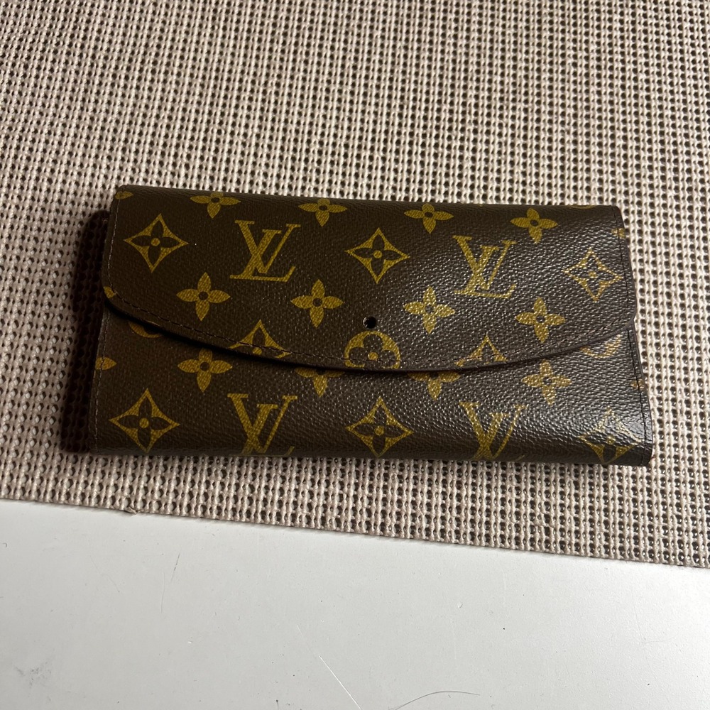 Louis Vuitton Monogram Josephine Wallet Brown Orange 60136 For Repair